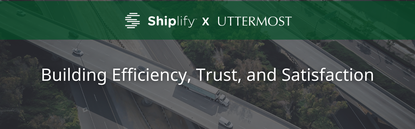 Shiplify x Uttermost landing page  hero image 